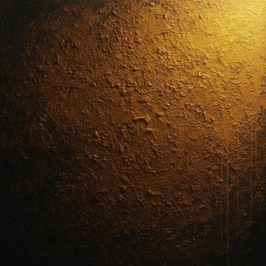 Ethereal Amber Shadows Over An Ancient Landscape Of Sculptural Ochre Impasto — David Moreau