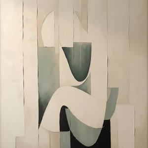 Monolithic Silence: A Meditative Study Of Interlocking Forms And Ethereal Light — Laurent Fabre
