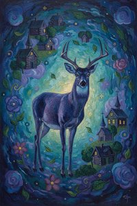 The Sentinel Of Indigo Dreams — Élise Garnier