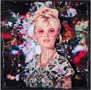 Ephemeral Bloom Amidst The Chaos Of A Gilded Floral Nocturne — Caroline Pelletier