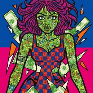 Fragmented Prosperity: A Monumental Study Of Electric Chaos And Currency Patterns — Caroline Pelletier