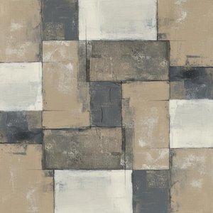Fragmented Echoes Of Time In A Monolithic Mosaic Of Distressed Earth Tones — Laurent Fabre, Neo-abstract Art (modern Abstract Compositions)