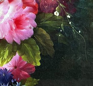 Romantic Floral Still Life With Peonies