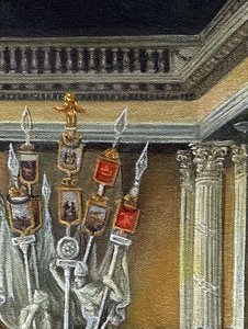 Part Of The White (armorial) Hall In The Winter Palace