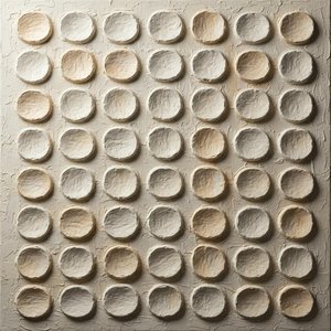 Monolithic Rhythms: A Singular Meditation On Sculptural Texture And Light — David Moreau, Plaster & Texture Art