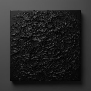 Monolithic Shadows: A Sculptural Study Of Obsidian Rhythms And Eternal Midnight Chaos — David Moreau, Plaster & Texture Art