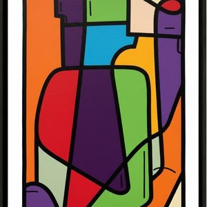 Chromatic Resonance: A Singular Study Of Geometric Rhythm And Vibrant Structural Tension — Caroline Pelletier