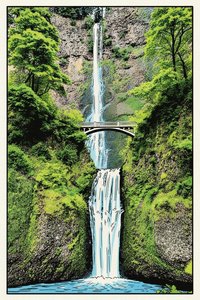 Cascading Connection: A Halftone Horizon — Isabelle Renard