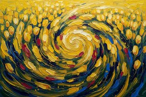 The Gilded Gyre — Étienne Leroy, Expressionism