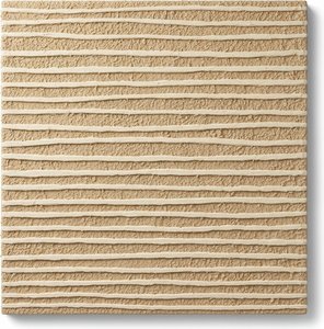 Rhythmic Sandstone Relief: A Meditative Study In Monochromatic Tactile Serenity — David Moreau