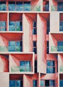Rhythms Of Terracotta: A Geometric Solitude — Anaïs Bonnet, Fauvism