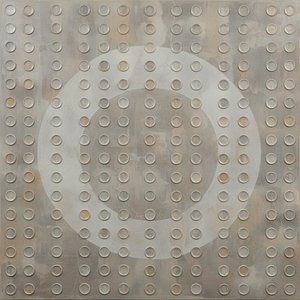 Celestial Symmetry In Monochromatic Relief: A Singular Study Of Eternal Geometric Order — David Moreau, Plaster & Texture Art