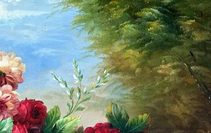 Romantic Floral Still Life With Roses