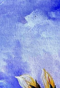 Romanticist Floral Still Life On Linen