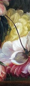 Romantic Floral Still Life With Roses And Tulips