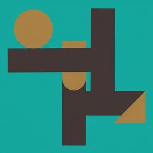 Monolithic Geometry In Teal And Ochre: A Singular Study Of Ordered Silence — Jean-paul Blanchet