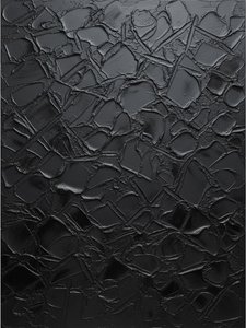 Monolithic Fragments Of Obsidian: A Sculptural Study In Shadow And Eternal Silence — David Moreau, Plaster & Texture Art