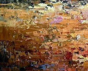 Impressionist Mediterranean Villa Coastal Landscape