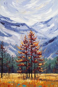 Ember in the Alpine Silence