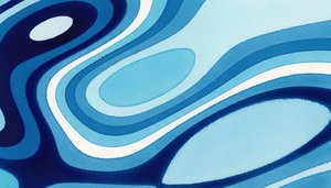 Cerulean Resonance: A Study In Fluidity — Claire Boyer