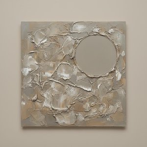 Ethereal Monolith: A Sculptural Study Of Earthly Textures And Silent Circular Voids — David Moreau