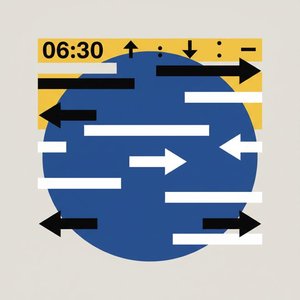 Architectural Equilibrium: A Monumental Study of Geometric Vectors and Primary Blue