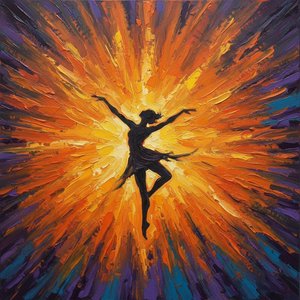 Celestial Resonance: A Singular Burst Of Kinetic Light And Shadow — Christian Noiret