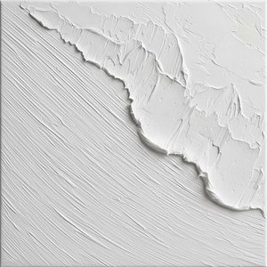 Monolithic Radiance: A Sculptural Study Of Impasto Relief And Linear Tension — David Moreau