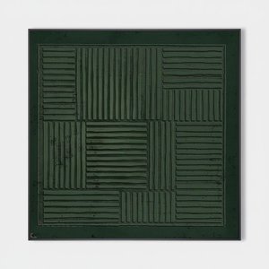 Monolithic Verdant Grid: A Meditative Study In Deep Forest Relief And Shadow — David Moreau