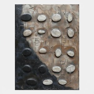 Fragmented Monolith: A Singular Study In Earth, Shadow, And Tactile Relief — David Moreau