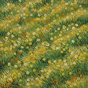 Luminous Rhythms Of The Verdant Expanse: A Solitary Impression — Marc Duvallier, Post-impressionism