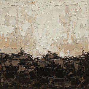 Monolithic Shadows And Ethereal Crevices In A Singular Sculptural Earth Study — David Moreau, Plaster & Texture Art