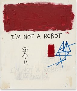 Fragmented Identity Amidst Crimson Weight And The Echo Of Human Presence — Laurent Fabre