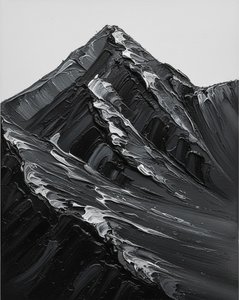 Monolith: Obsidian Strata — David Moreau, Plaster & Texture Art