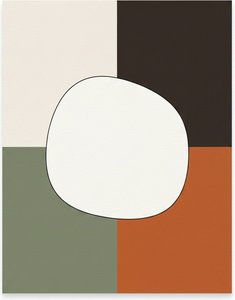 Ethereal Equilibrium: A Singular Meditative Study In Organic Form And Earth Tones — Laurent Fabre, Neo-abstract Art (modern Abstract Compositions)