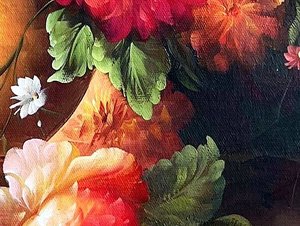Baroque Floral Still Life With Peonies