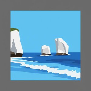 Cerulean Geometry: A Singular Vision Of Silent Oceanic Monoliths And Infinite Skies — Charles Delorme