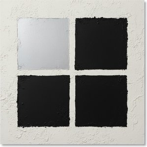 Monolithic Symmetry In Silver And Obsidian: A Singular Study Of Textured Equilibrium — Laurent Vionnet, Minimalist Art