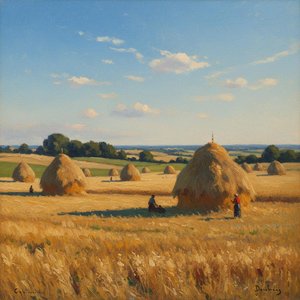 Golden Solitude: An Eternal Harvest Symphony — Marc Duvallier