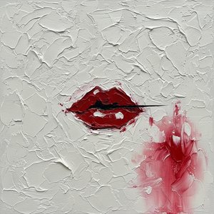 Crimson Pulse: A Singular Vision Of Visceral Texture And Spontaneous Red Emotion — Laurent Fabre, Neo-abstract Art