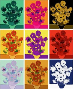 Fragmented Radiance: A Ninefold Study Of Saturated And Textured Botanical Forms — Élise Muller