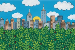 The Verdant Skyline: A Symphony Of Urban Bloom — Loïc Hamon