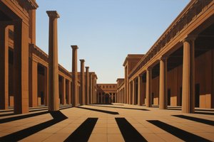 The Enigma Of The Silent Colonnade — Jacques Villedieu