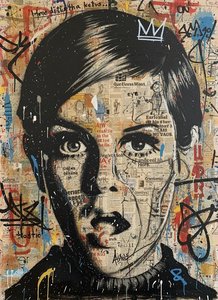 Fragmented Sovereignty: A Monochromatic Portrait Of Chaos And Primordial Ink Splatters — Laurent Caron, Basquiat Raw Pop