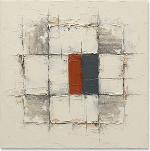 Monolithic Echoes In Rust And Charcoal: A Sculptural Study Of Structured Permanence — David Moreau