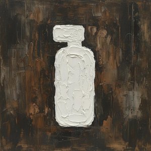 Monolithic Echo In White: A Singular Study Of Texture And Eternal Shadow — David Moreau
