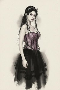 The Velvet Constraint: A Study In Violet And Shadow — Chloé Leroy