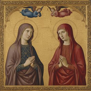 Eternal Devotion In Gilded Grace: A Singular Vision — Marc Duvallier, Gothic Revival