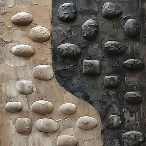 Monolithic Shadows And Sculpted Earth In A Singular Tactile Relief Study — David Moreau
