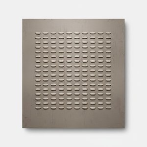 Monolithic Rhythms In Sanded Relief: A Singular Study Of Geometric Serenity — David Moreau